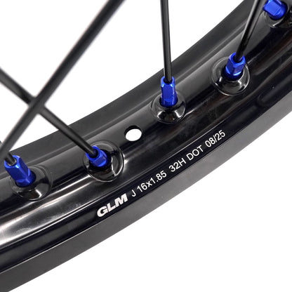 19" 16" New Black and blue Style Wheel Set | By KKE | For Sur Ron Light Bee, Eride pro  Electric Dirt Bikes