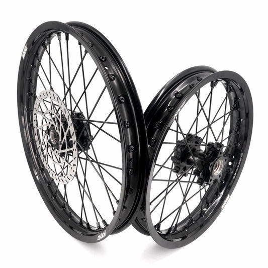 19" 16" New All black Style Wheel Set | By KKE | For E-ride Pro, SurRon Light Bee X Electric Dirt Bikes
