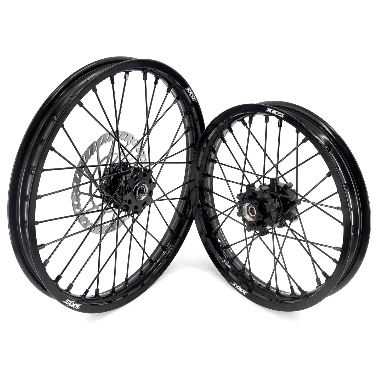 19" 16" New All black Style Wheel Set | By KKE | For E-ride Pro, SurRon Light Bee X Electric Dirt Bikes