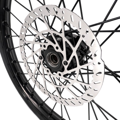 19" 16" New All black Style Wheel Set | By KKE | For E-ride Pro, SurRon Light Bee X Electric Dirt Bikes