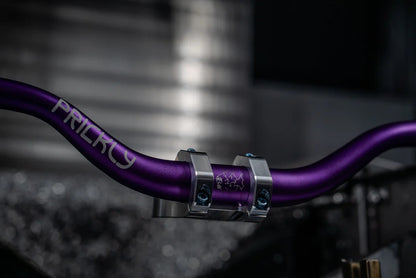 Prickly Handlebar & Bar Mount Combo with SCOTT Mellow Grips | Handle bar Kit | by Prickly Motorsports &amp; SCOTT | for Emoto