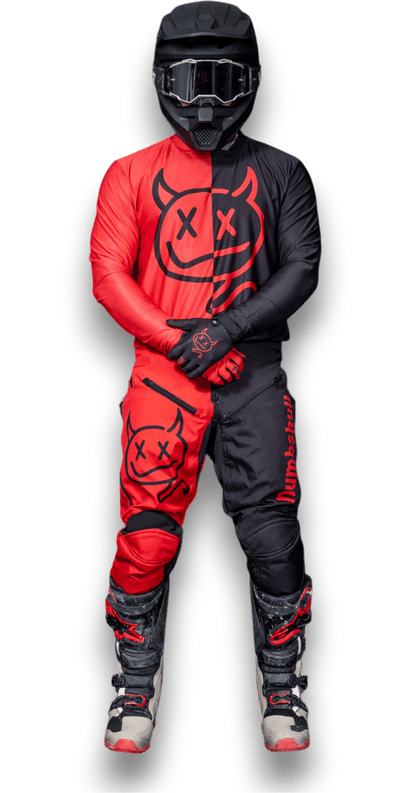 Numbskull Menace Moto Pant 2.0: Red Devil | Technical Riding Pants