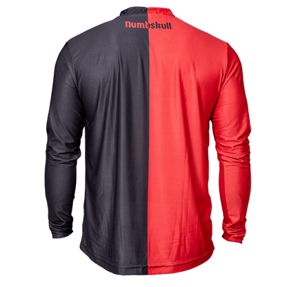 Numbskull Menace Moto/MTB Jersey 2.0: Red Devil | Technical Riding Jersey