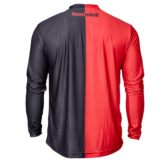Numbskull Menace Moto/MTB Jersey 2.0: Red Devil | Technical Riding Jersey