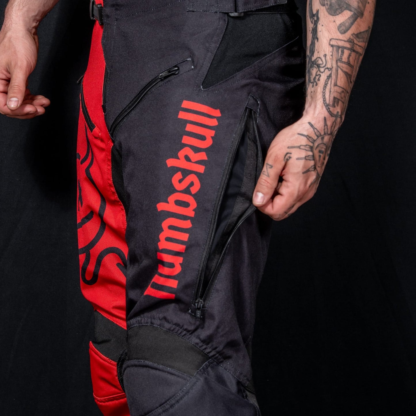 Numbskull Menace Moto Pant 2.0: Red Devil | Technical Riding Pants