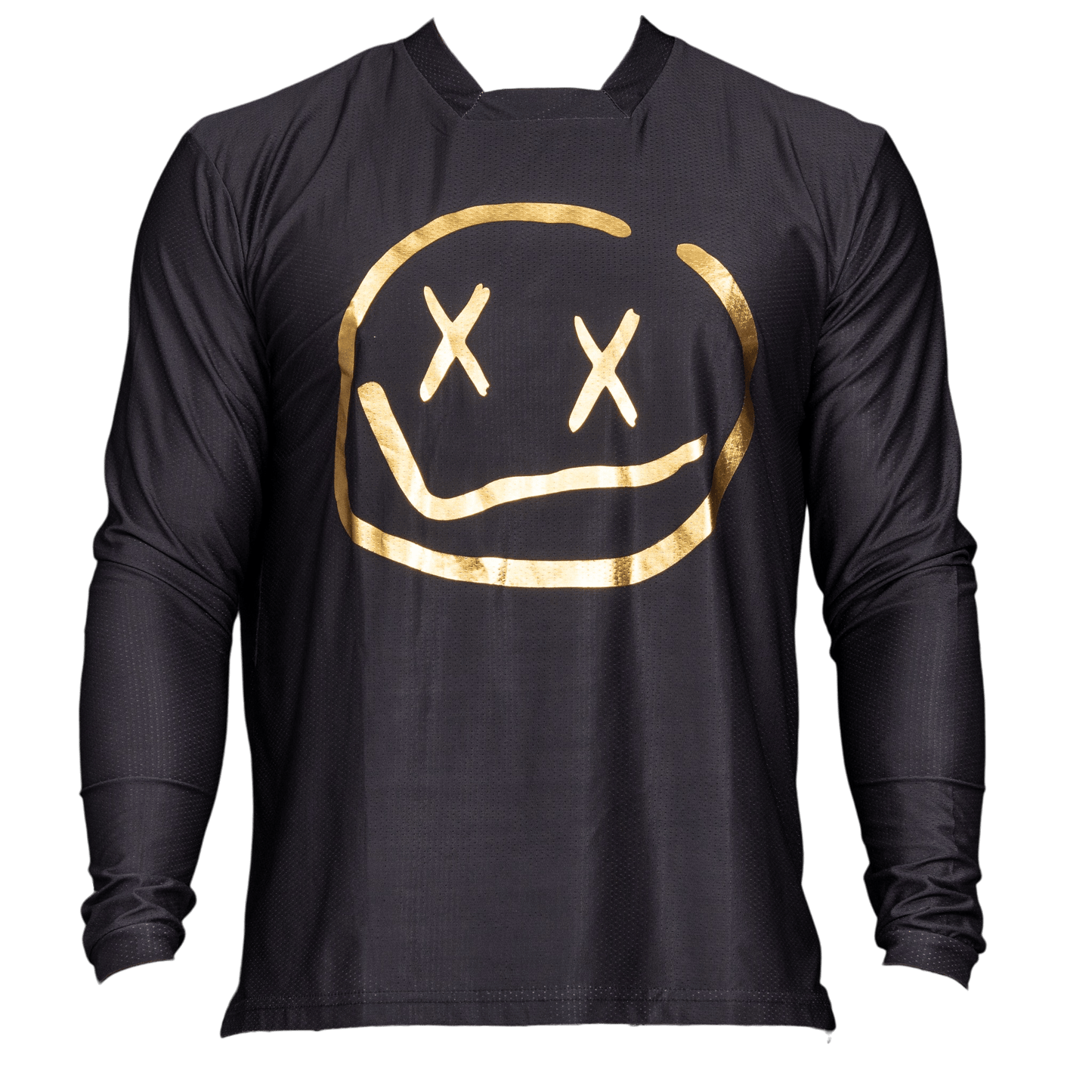 Numbskull Menace Moto/MTB Jersey 2.0: Black/Gold | Technical Riding Jersey
