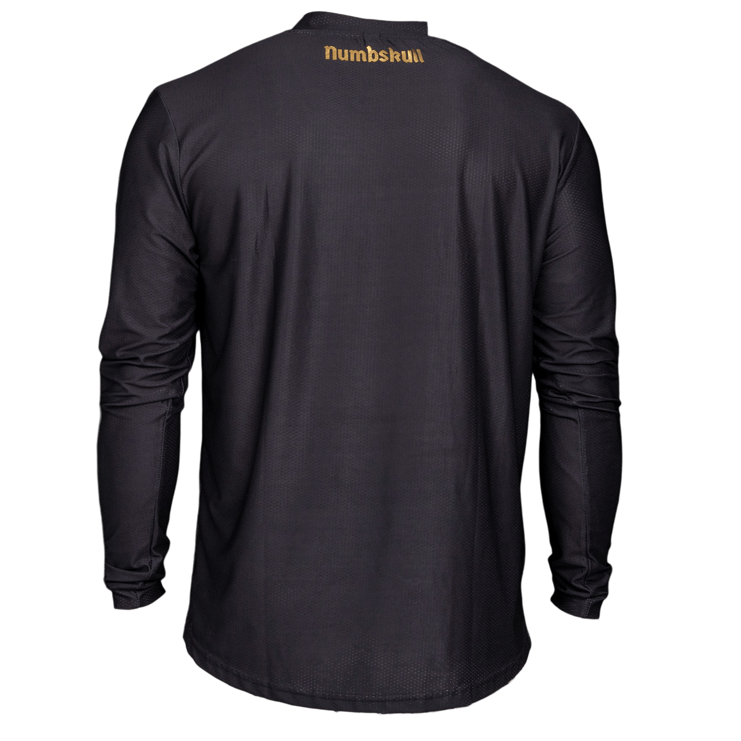 Numbskull Menace Moto/MTB Jersey 2.0: Black/Gold | Technical Riding Jersey