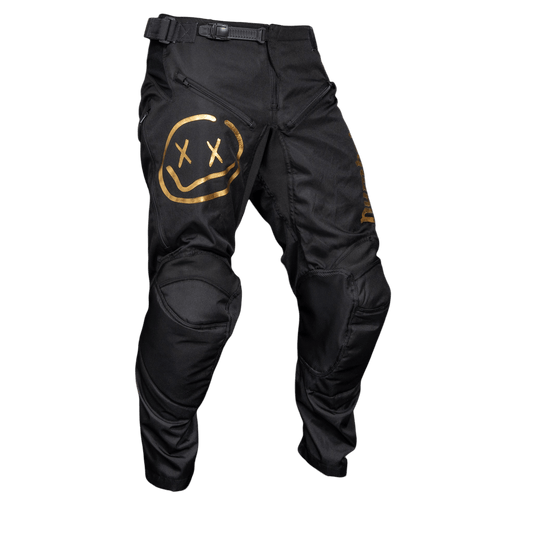 Numbskull Menace Moto Pant 2.0: Black/Gold | Technical Riding Pants