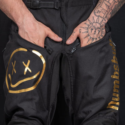 Numbskull Menace Moto Pant 2.0: Black/Gold | Technical Riding Pants