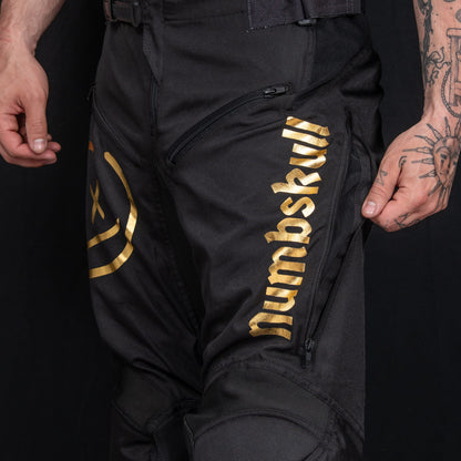 Numbskull Menace Moto Pant 2.0: Black/Gold | Technical Riding Pants