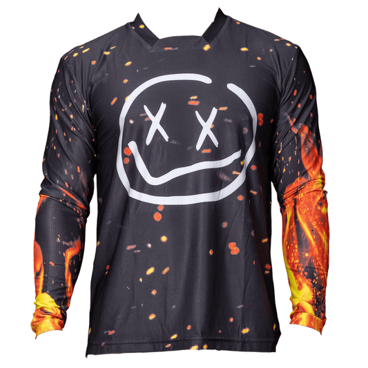 Numbskull Menace Moto/MTB Jersey 2.0: Flame | Technical Riding Jersey