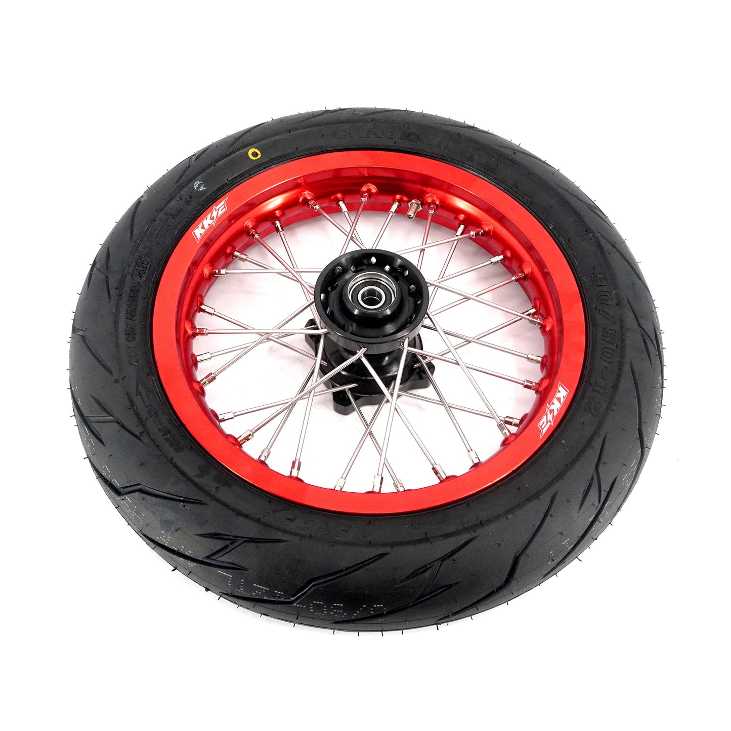 12-Inch Mini Super moto Wheel Kit with Tires | By KKE | For Rawrr Mantis X E-Moto