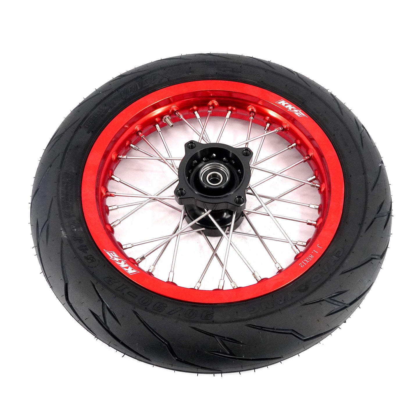 12-Inch Mini Super moto Wheel Kit with Tires | By KKE | For Rawrr Mantis X E-Moto