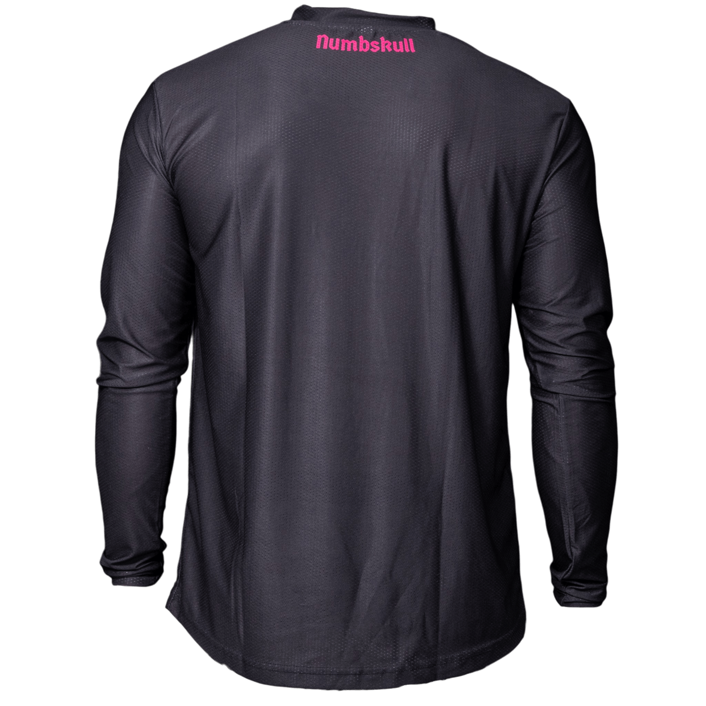 Numbskull Menace Moto/MTB Jersey 2.0: Black/Pink | Technical Riding Jersey