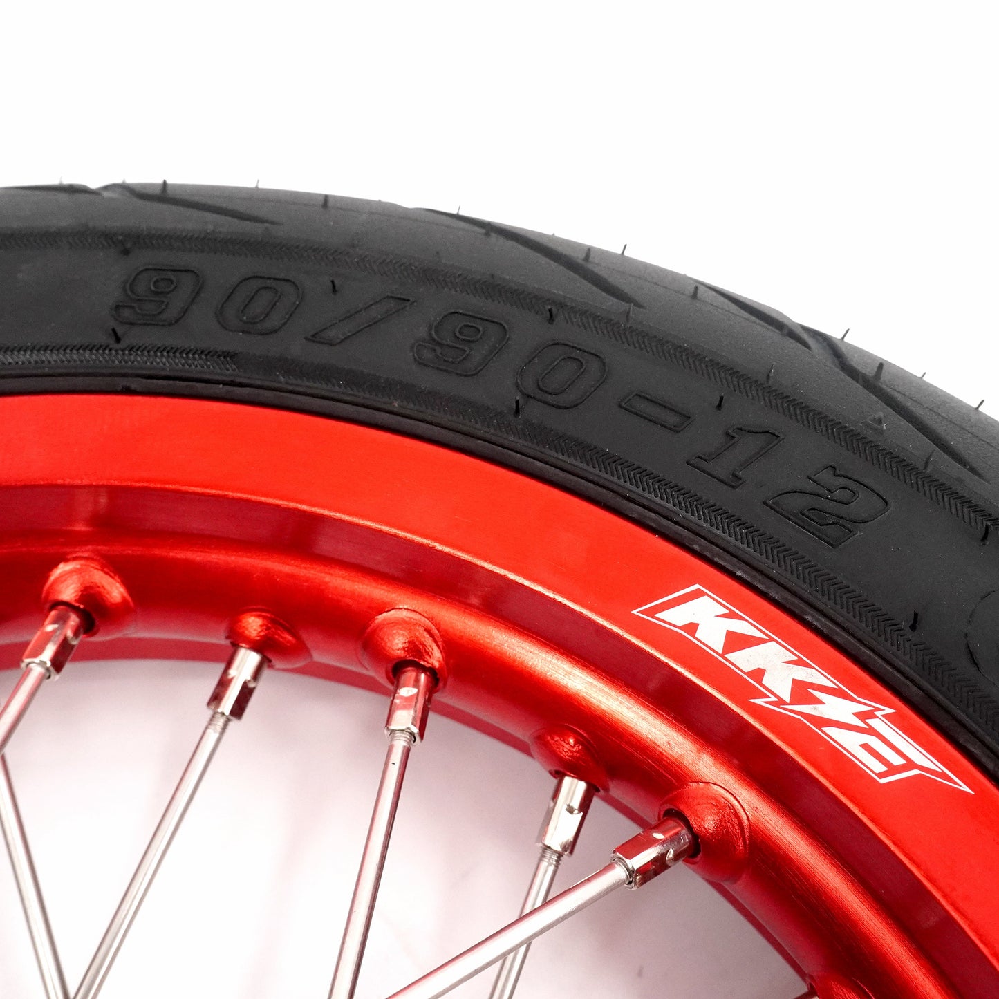 12-Inch Mini Super moto Wheel Kit with Tires | By KKE | For Rawrr Mantis X E-Moto