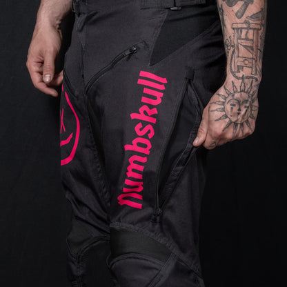 Numbskull Menace Moto Pant 2.0: Black/Pink | Technical Riding Pants