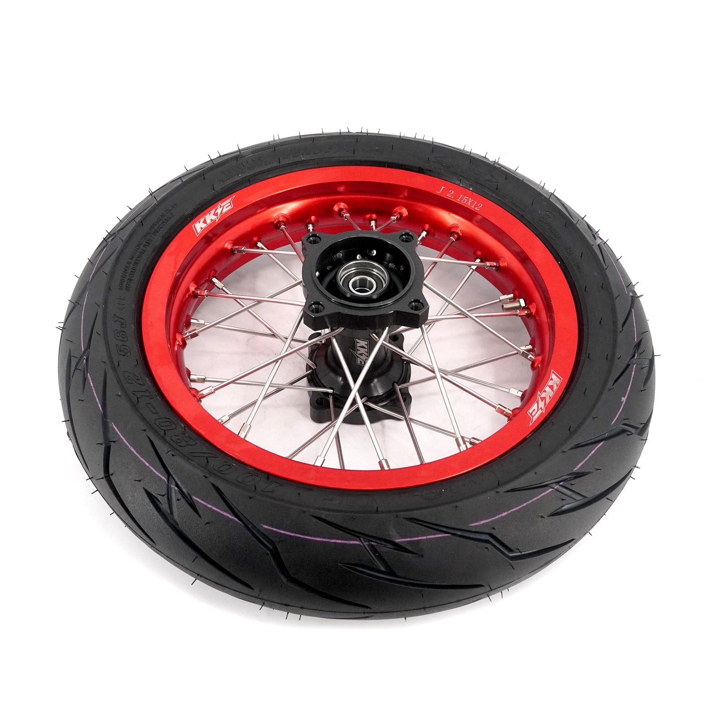12-Inch Mini Super moto Wheel Kit with Tires | By KKE | For Rawrr Mantis X E-Moto