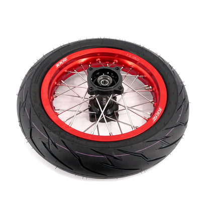 12-Inch Mini Super moto Wheel Kit with Tires | By KKE | For Rawrr Mantis X E-Moto