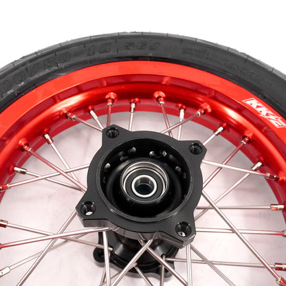 12-Inch Mini Super moto Wheel Kit with Tires | By KKE | For Rawrr Mantis X E-Moto