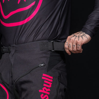 Numbskull Menace Moto Pant 2.0: Black/Pink | Technical Riding Pants