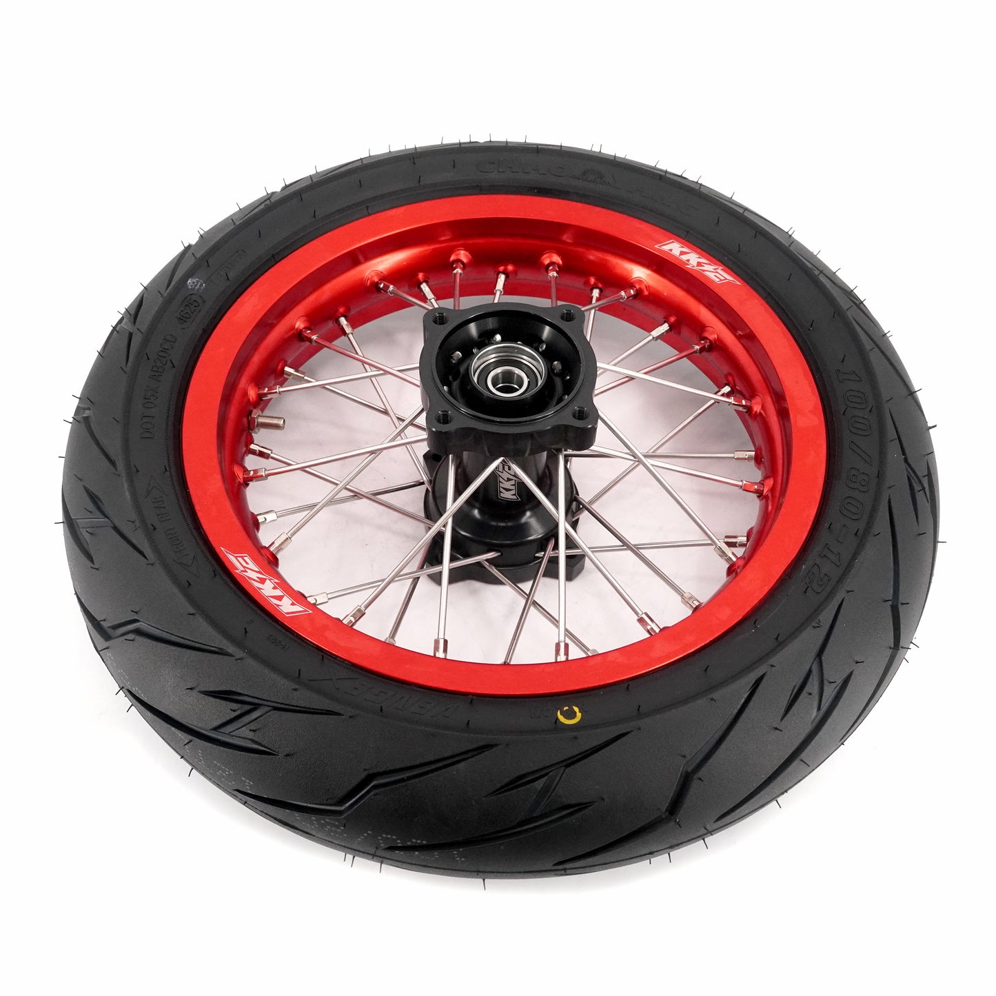 12-Inch Mini Super moto Wheel Kit with Tires | By KKE | For Rawrr Mantis X E-Moto
