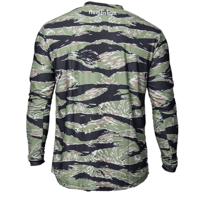 Numbskull Menace Moto/MTB Jersey 2.0: Green Tiger | Technical Riding Jersey