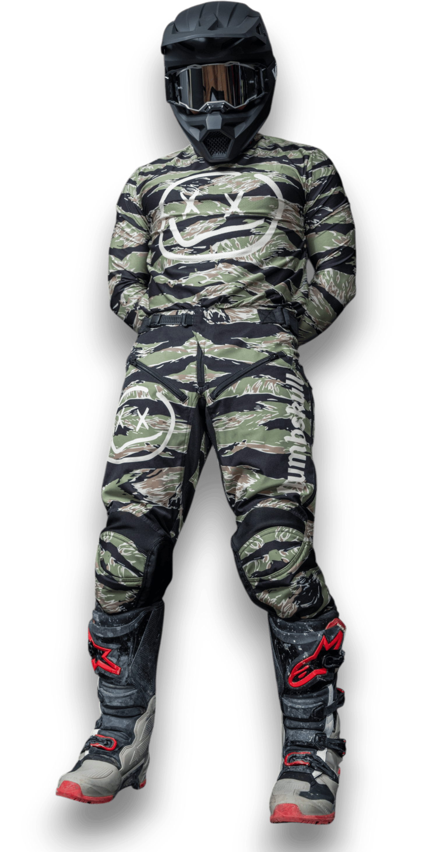 Numbskull Menace Moto Pant 2.0: Green Tiger | Technical Riding Pants