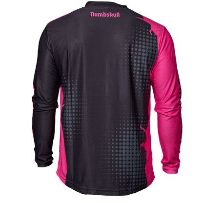 Numbskull Menace Moto/MTB Jersey 2.0: Neon Pink | Technical Riding Jersey