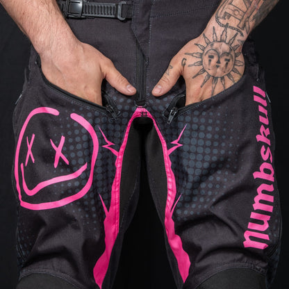 Numbskull Menace Moto Pant 2.0: Neon Pink | Technical Riding Pants