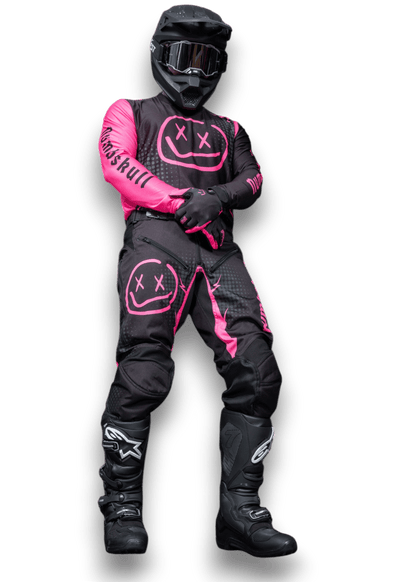 Numbskull Menace Moto Pant 2.0: Neon Pink | Technical Riding Pants