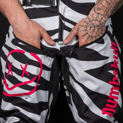 Numbskull Menace Moto Pant 2.0: Zebra | Technical Riding Pants