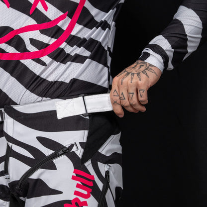 Numbskull Menace Moto Pant 2.0: Zebra | Technical Riding Pants