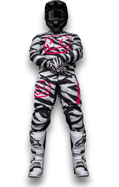Numbskull Menace Moto Pant 2.0: Zebra | Technical Riding Pants