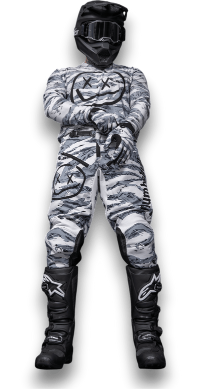 Numbskull Menace Moto Pant 2.0: White Tiger | Technical Riding Pants
