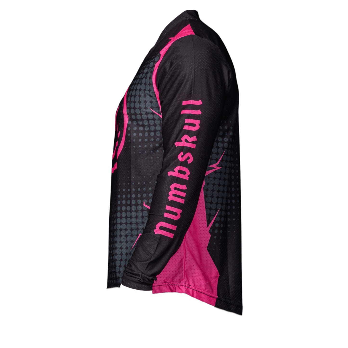 Numbskull Menace Moto/MTB Jersey 2.0: Neon Pink | Technical Riding Jersey
