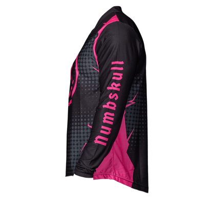 Numbskull Menace Moto/MTB Jersey 2.0: Neon Pink | Technical Riding Jersey