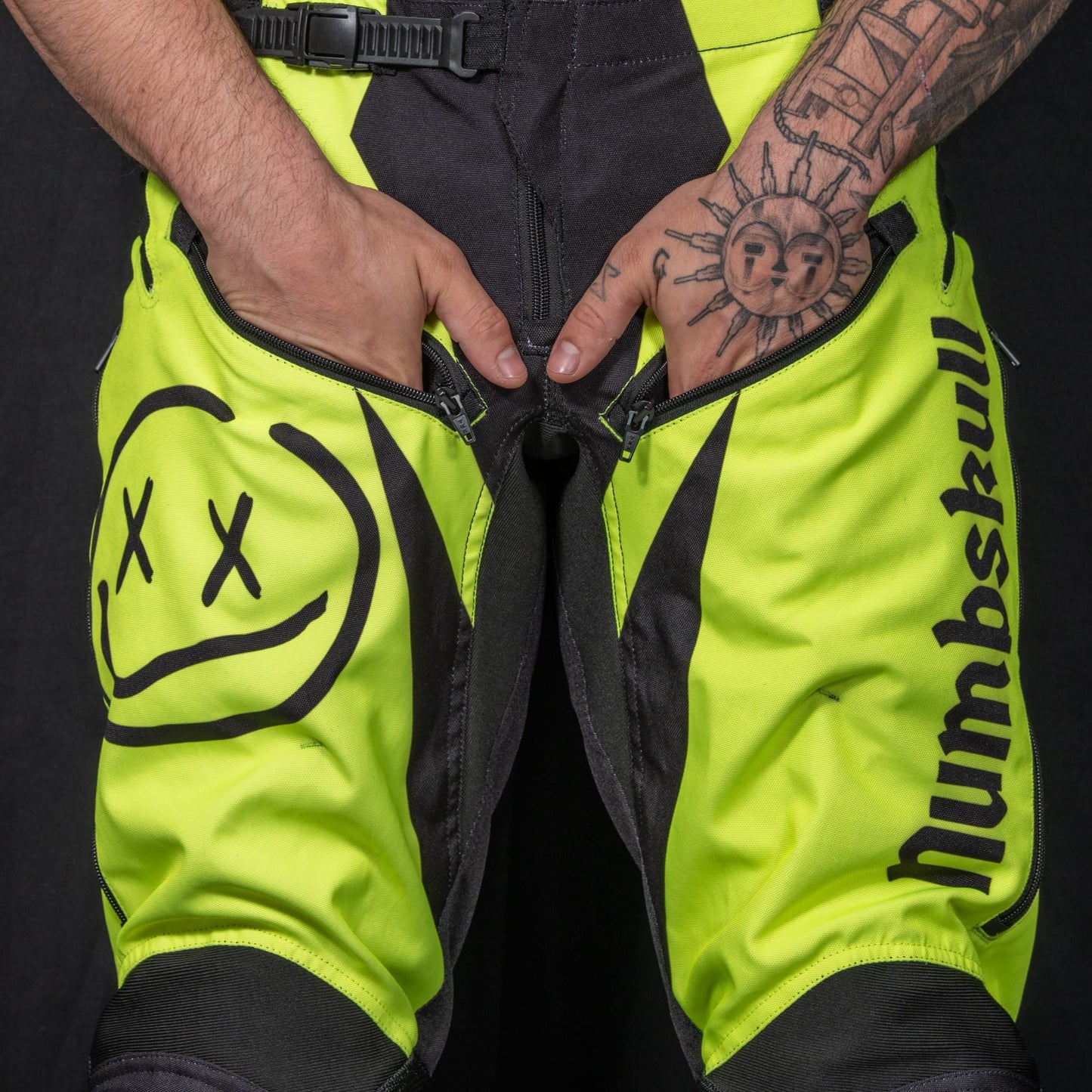 Numbskull Menace Moto Pant 2.0: Neon Yellow | Technical Riding Pants