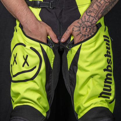 Numbskull Menace Moto Pant 2.0: Neon Yellow | Technical Riding Pants