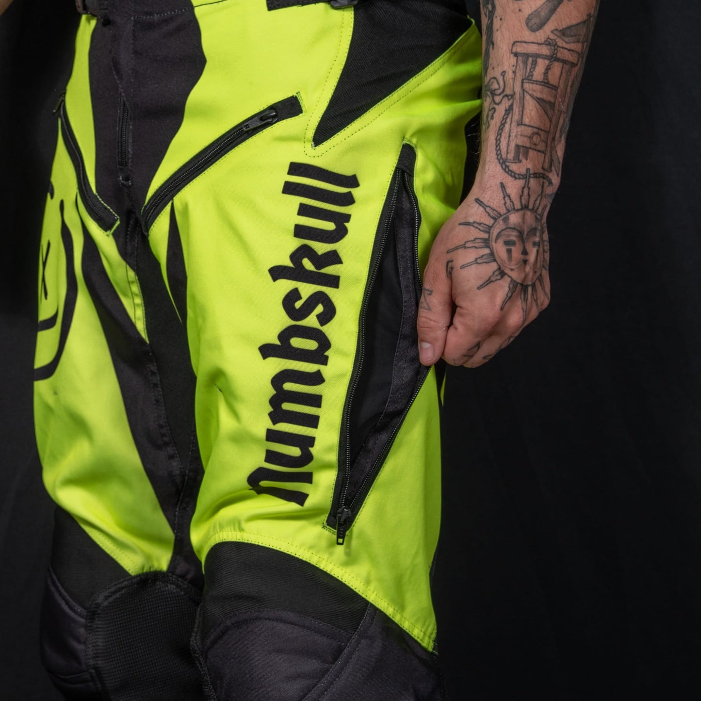 Numbskull Menace Moto Pant 2.0: Neon Yellow | Technical Riding Pants