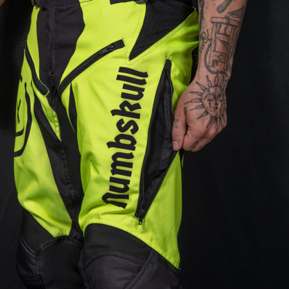 Numbskull Menace Moto Pant 2.0: Neon Yellow | Technical Riding Pants