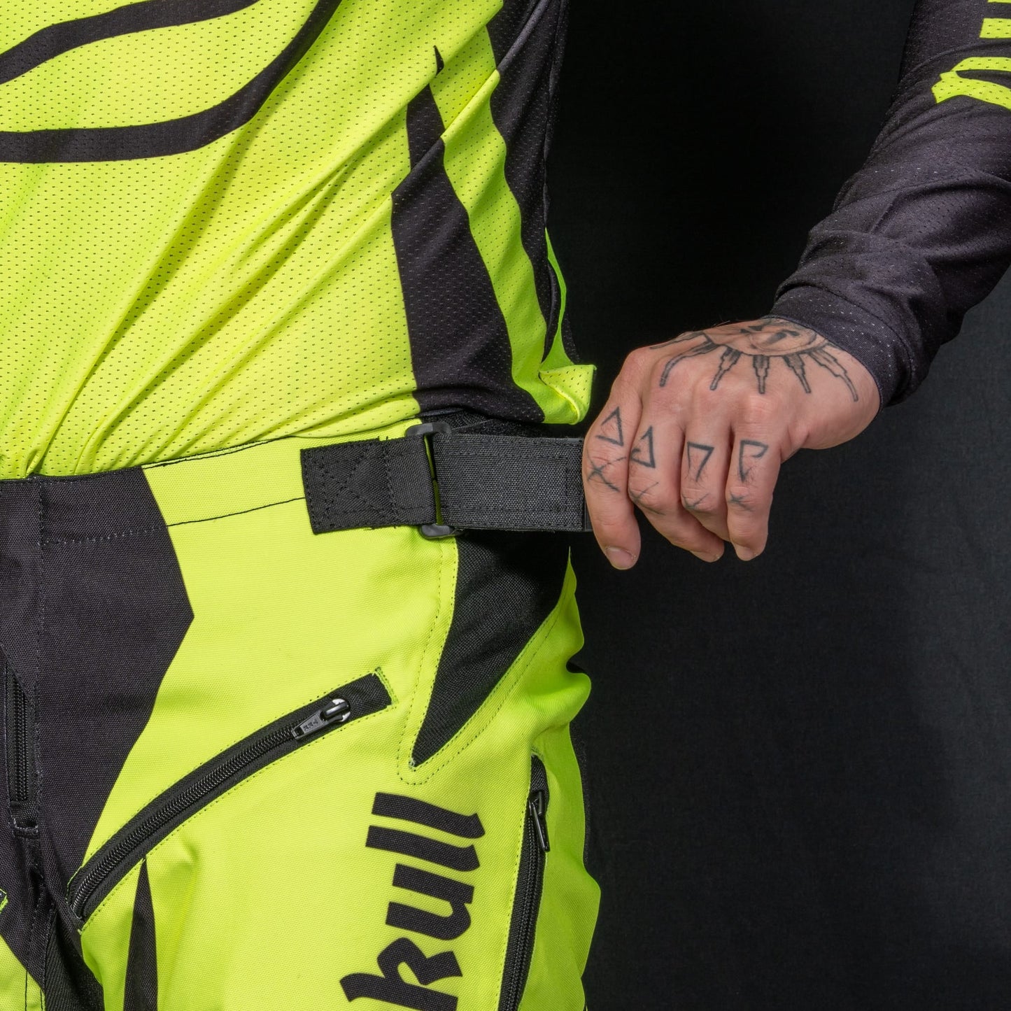 Numbskull Menace Moto Pant 2.0: Neon Yellow | Technical Riding Pants