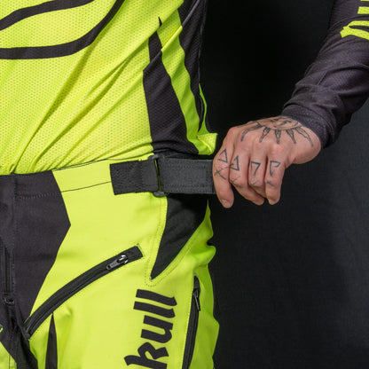 Numbskull Menace Moto Pant 2.0: Neon Yellow | Technical Riding Pants