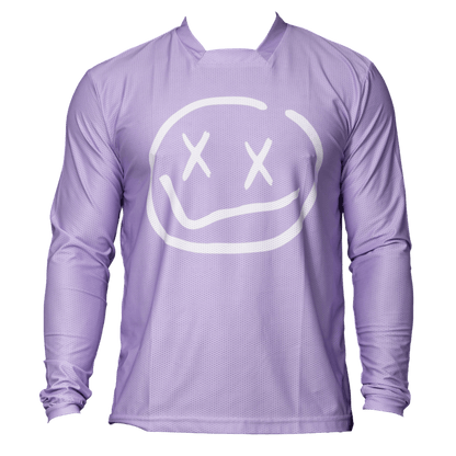 Numbskull Menace Moto/MTB Jersey 2.0: Lavender | Technical Riding Jersey
