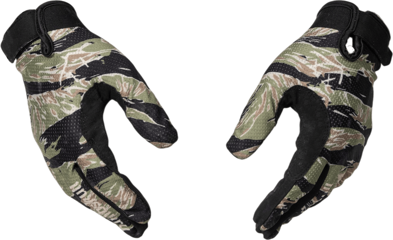 Menace Moto/MTB Gloves 2.0: Green Tiger