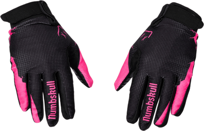 Numbskull Menace Moto/MTB Gloves 2.0: Neon Pink | Technical Riding Gloves