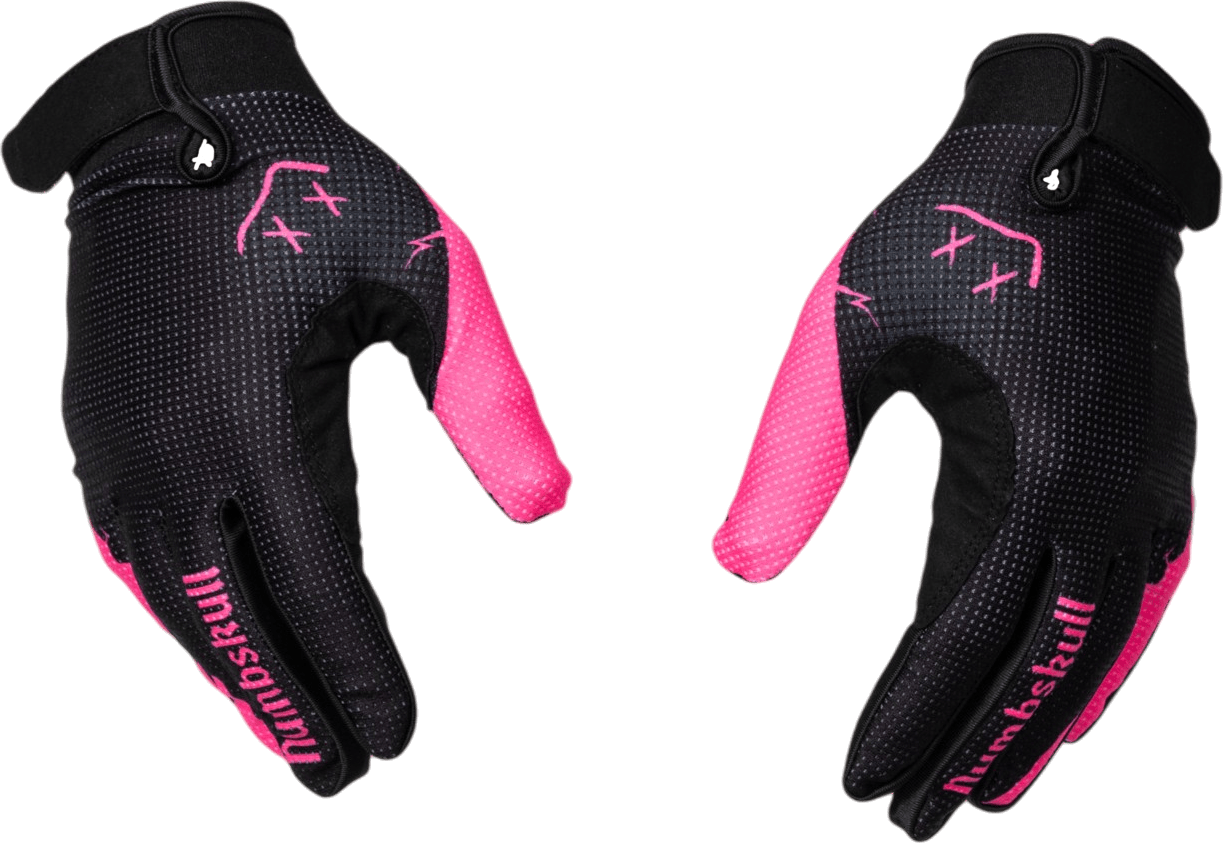 Numbskull Menace Moto/MTB Gloves 2.0: Neon Pink | Technical Riding Gloves