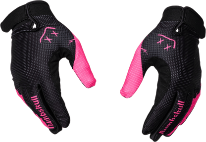Numbskull Menace Moto/MTB Gloves 2.0: Neon Pink | Technical Riding Gloves