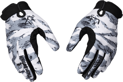 Menace Moto/MTB Gloves 2.0: White Tiger
