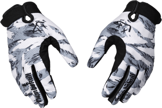 Menace Moto/MTB Gloves 2.0: White Tiger