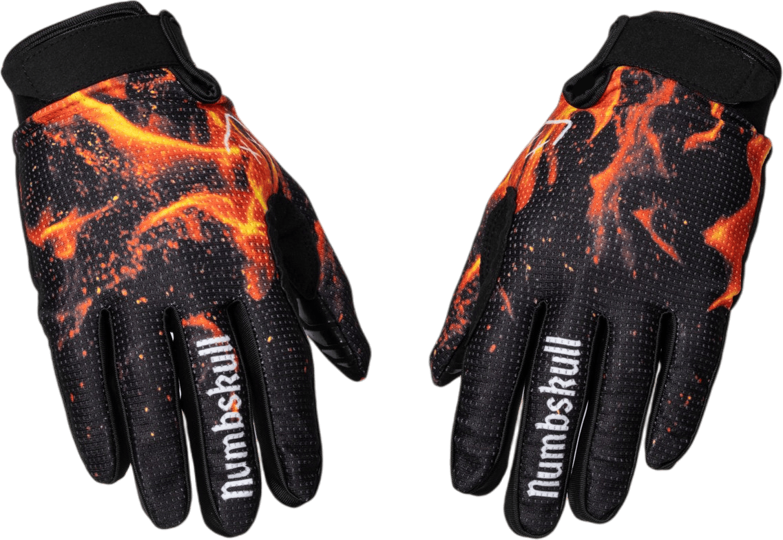 Numbskull Menace Moto/MTB Gloves 2.0: Flame | Technical Riding Gloves